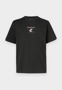 EMBROIDERED TROUT - Μπλουζάκι με στάμπα - black