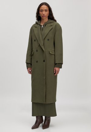 Klassischer Mantel - khaki