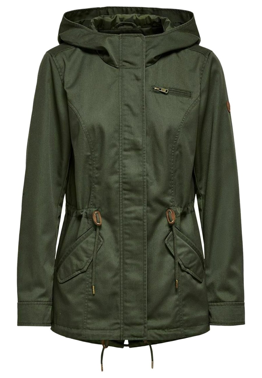 ONLY Parka khaki (Pre-owned) Zalando