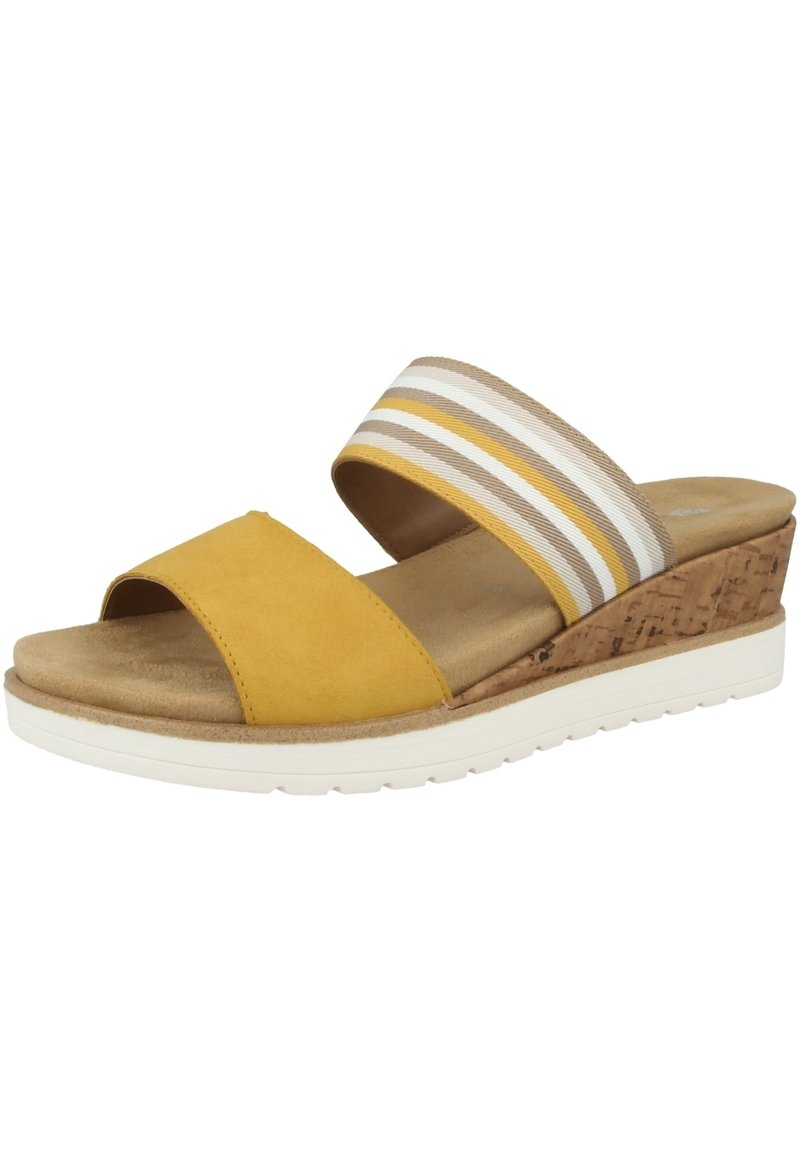 Damen Sneaker | Remonte Pantolette flach sun-yellow-beige/gelb - WL31405 Damen Sneaker | Remonte Pantolette flach sun-yellow-beige/gelb - WL31405