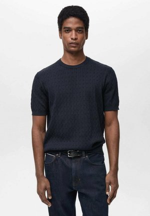 Mango T-shirt basic - night blue