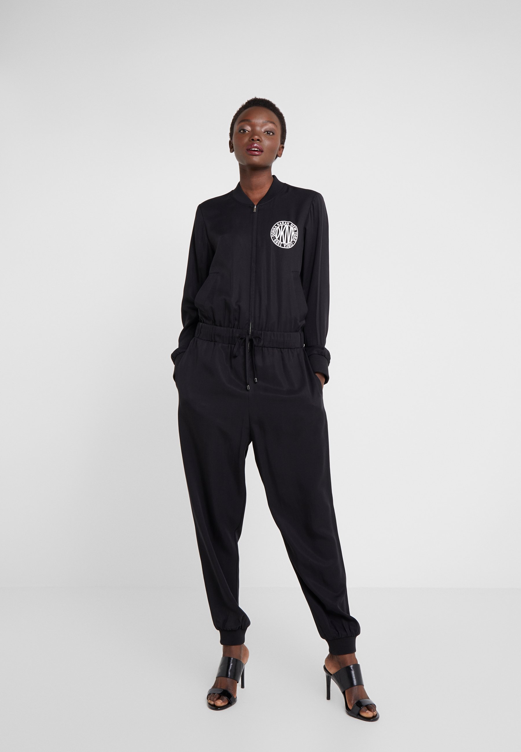 dkny black jumpsuit
