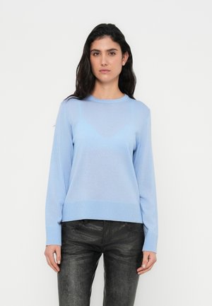 SLFTHEA O NECK - Strickpullover - blue