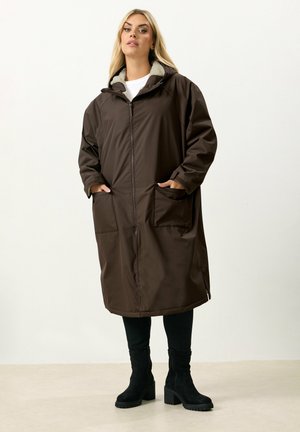 Yours Clothing, PLUS SIZE COATS - Manteau d'hiver - chocolate