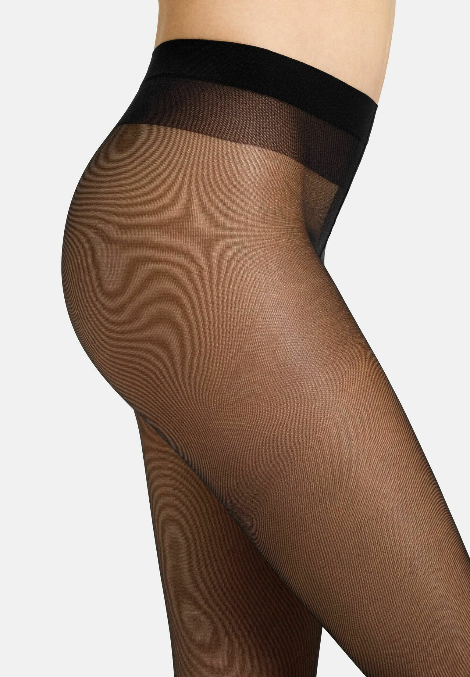 Disée Feinstrumpfhose 20 Den – 2er Pack, Matt Schwarz Mit Zwickel & Komfortbund