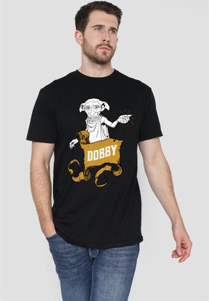 Harry Potter, HARRY POTTER DOBBY SKETCH - Print T-shirt - black