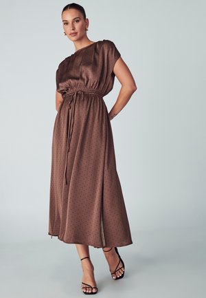WILLA CAROL MIDI - Vestido informal - tan based dot