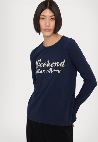 WEEKEND MaxMara QUINOA - Hosszú ujjú felső - blu