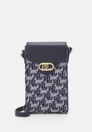 MONOGRAM JACQUARD PHONE CROSSBODY BAG - Borsa a tracolla - dark blue