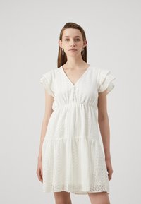 ONLY - ONLHELENA DRESS  - Skjortekjole - cloud dancer Miniaturebillede 1