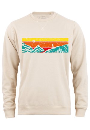 LET'S HIKING - Sweatshirt - beige