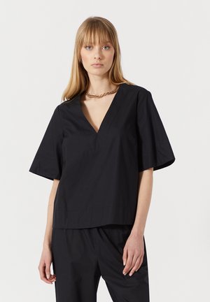 V-NECK - Blouse - nero