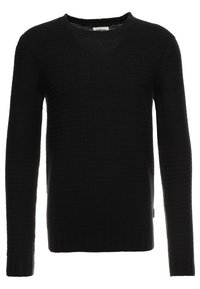 YOURTURN Stickad tröja - black