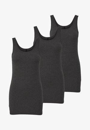 3 PACK - Débardeur - grau (dark grey)
