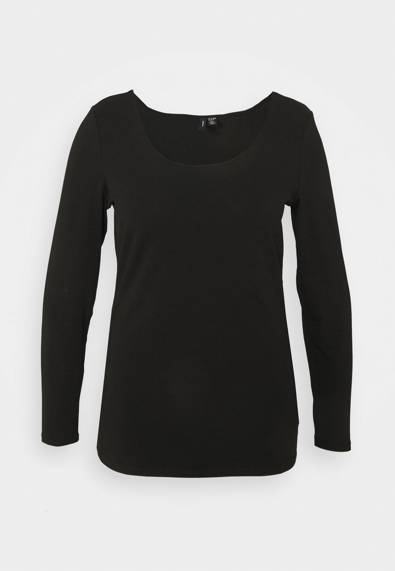 Damen T-Shirts | Vero Moda Curve VMPAXI SOFT UNECK Langarmshirt black/schwarz - YQ23505 Damen T-Shirts | Vero Moda Curve VMPAXI SOFT UNECK Langarmshirt black/schwarz - YQ23505