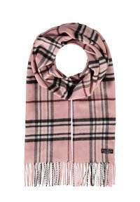 PLAID KARO CASHMINK - Šal - rose