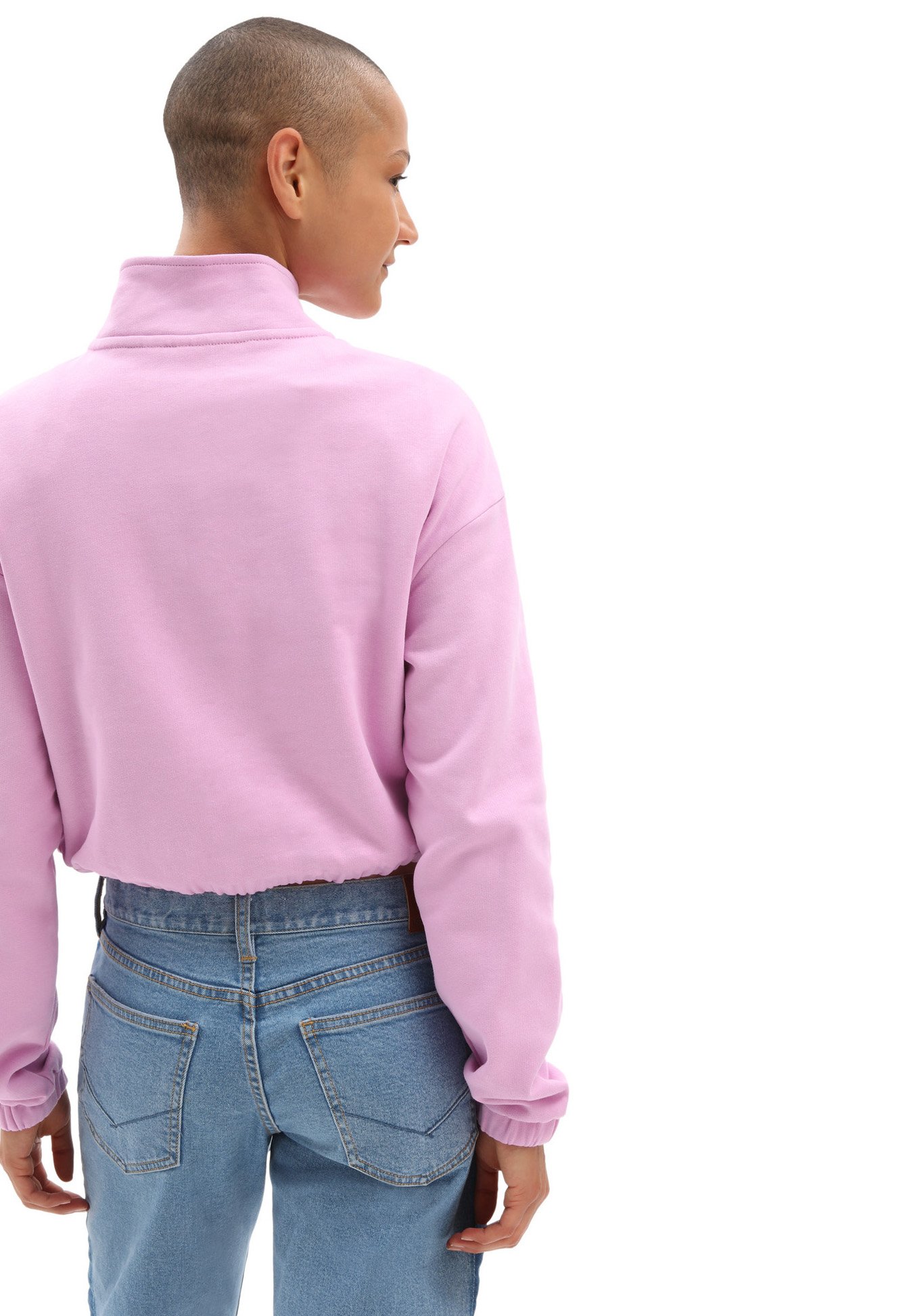 neon purple sweatshirt