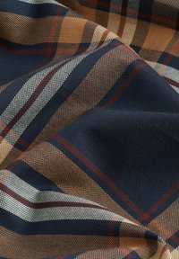 Next STRETCH OXFORD CHECK SHORT SLEEVE REGULAR FIT - Košeľa - navy blue