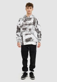 INSIDE ANALOG - Jersey con capucha - blanco