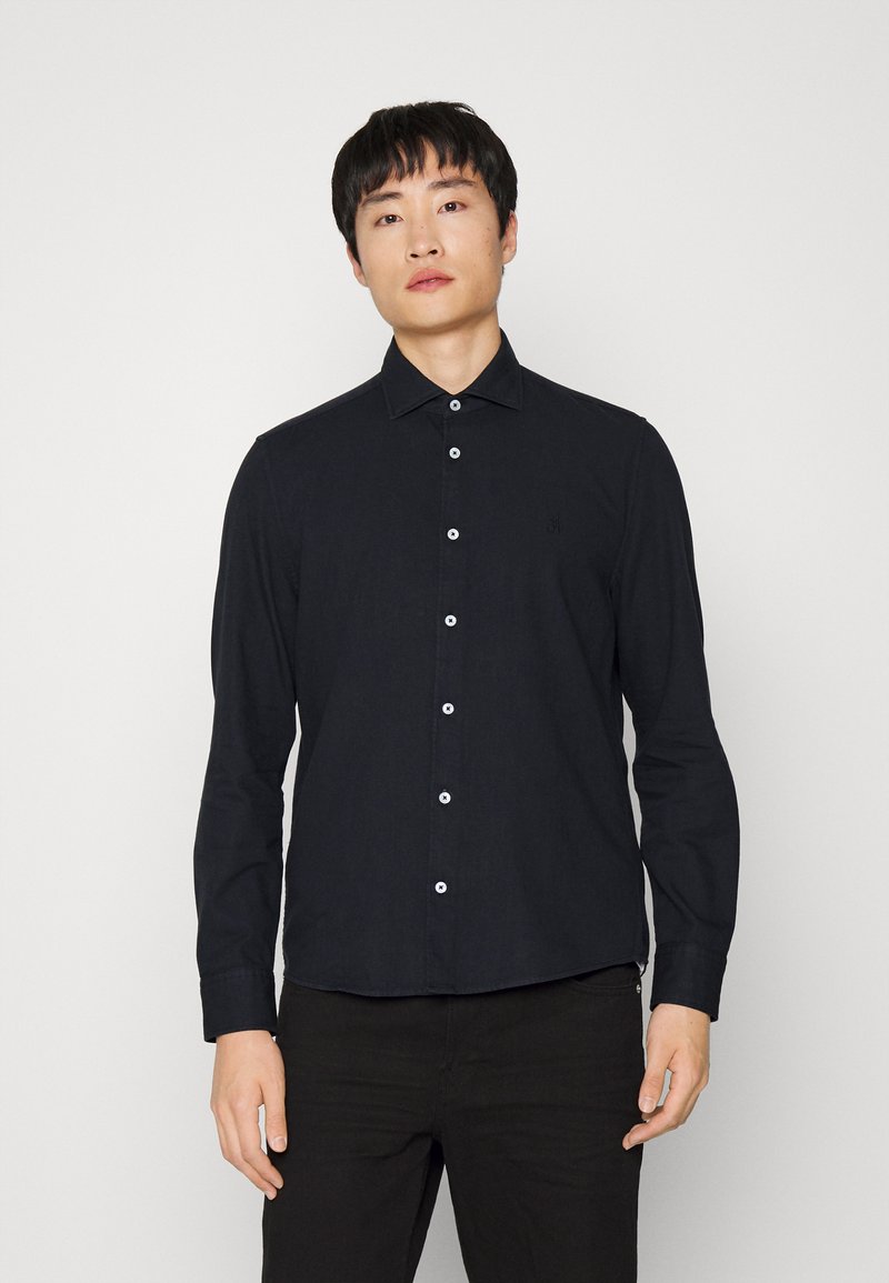 Marc O'Polo SPREAD COLLAR LONG SLEEVE SHAPED FIT WITHOUT BACKDARTS - Camisa - phantom fear