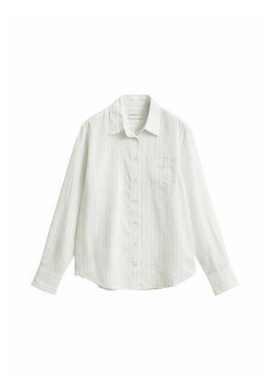 GANT, GANT BACK FOLD DETAIL SHIRT - Camicia - eggshell