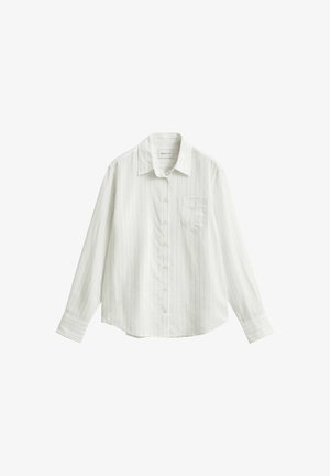 GANT, GANT BACK FOLD DETAIL SHIRT - Camicia - eggshell