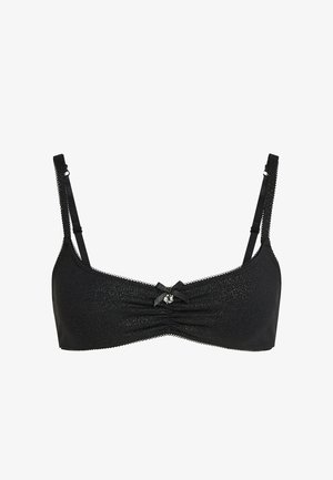 KARL LAGERFELD, KARL LAGERFELD UNDERWEAR TOP IKON GLITTER - Formujúca podprsenka - black