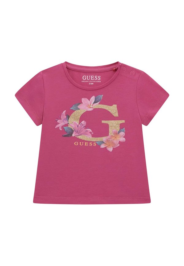 BLUMEN - T-Shirt print - fuchsia