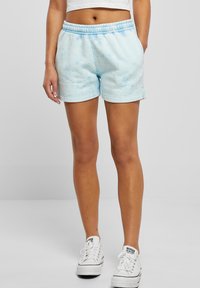 Urban Classics - TOWEL WASHED - Shorts - balticblue Miniatuurafbeelding 1