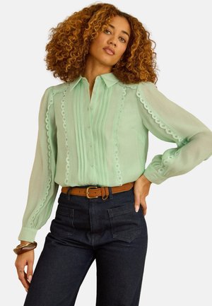Love & Roses, REGULAR FIT - LONG SLEEVE THROUGH TRIM - Blusa - mint green