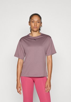 ESSENTIAL RELAXED TEE - Sportfelső - raisin