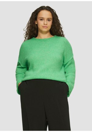 Strickpullover - limettengrün