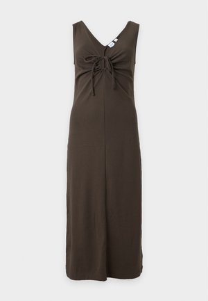 GAP, JUNE MIDI DRESS - Φόρεμα από ζέρσεϊ - brown