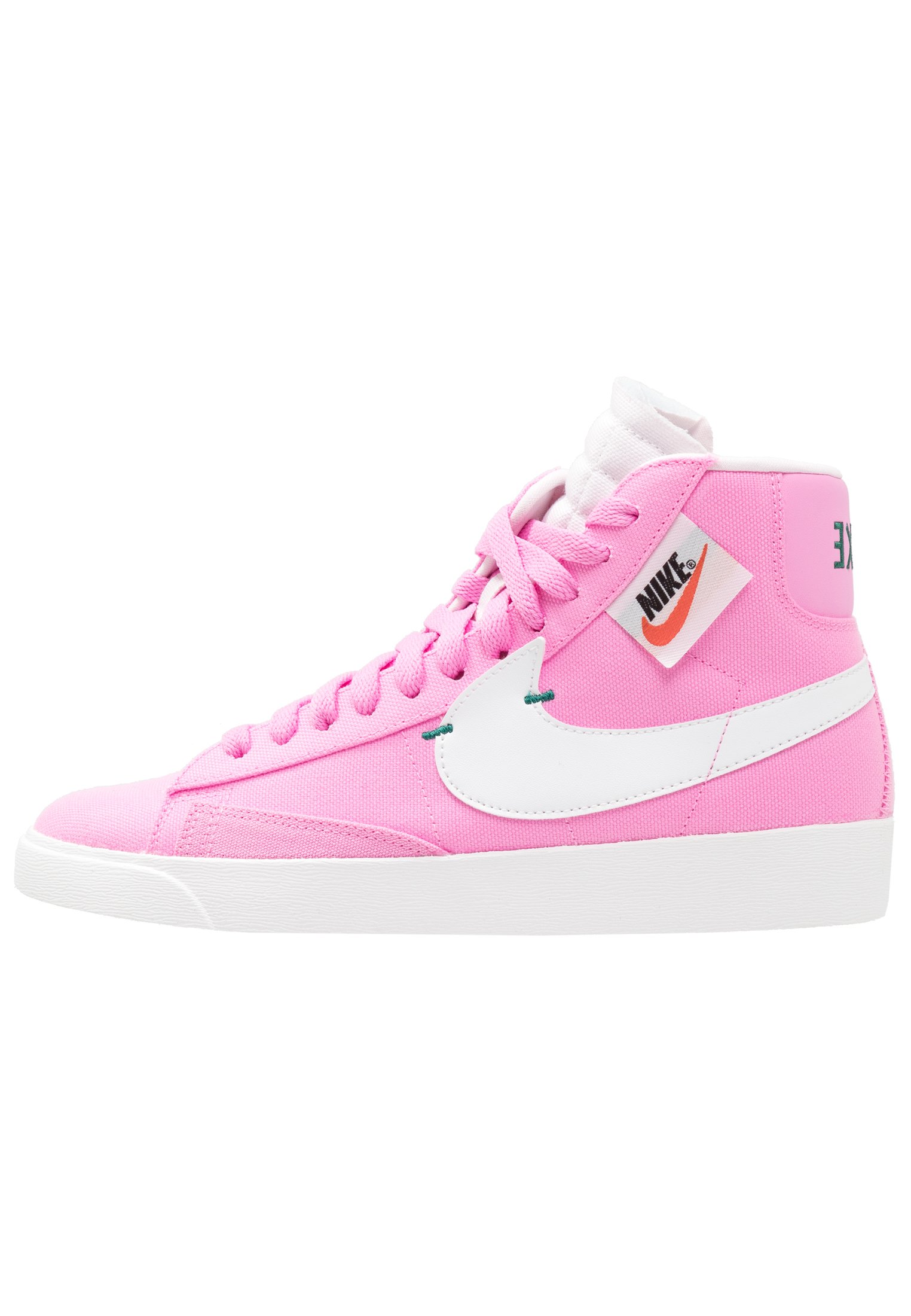 Nike Sportswear BLAZER MID REBEL - Sneakers alte - psychic pink/summit white/pale pink/mystic green - Zalando.it