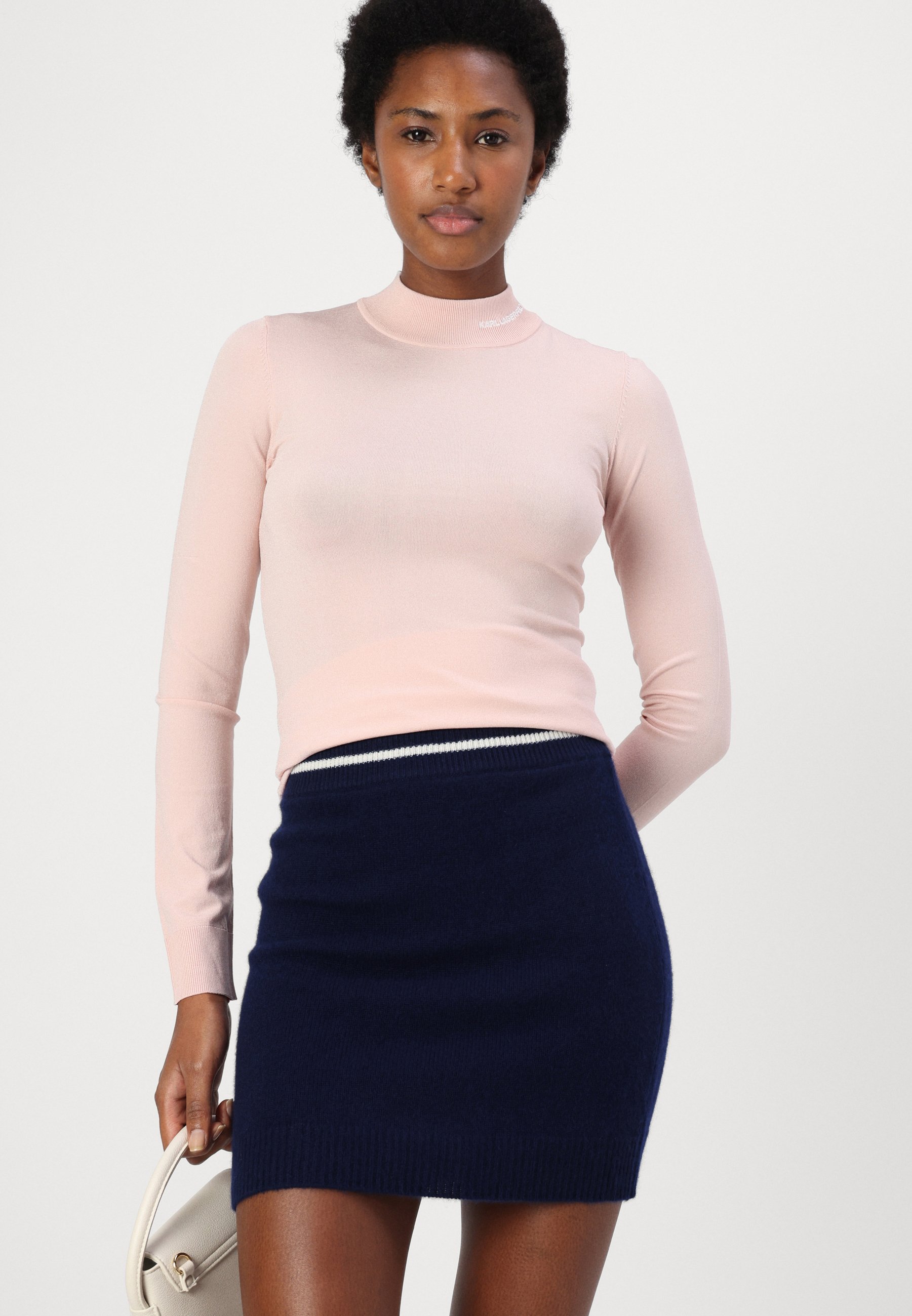 pure cashmere Mini skirt - navy/dark blue - Zalando.ie