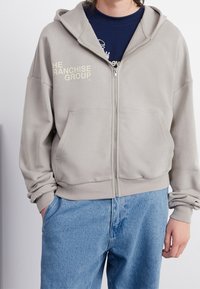 Franchise Felpa con zip - grey