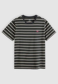 ORIGINAL TEE - Basic póló - andor stripe jet black