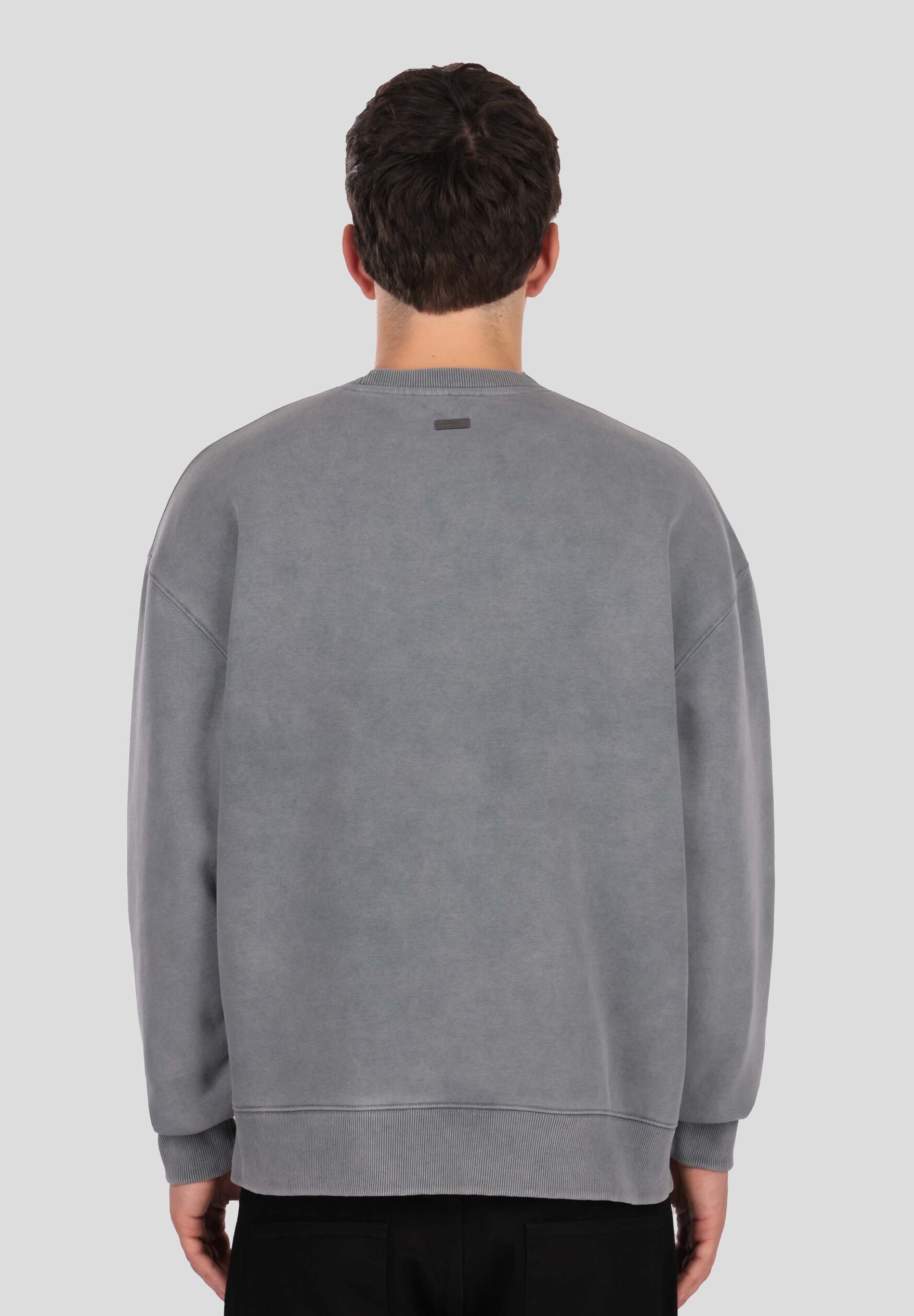 Dropsize HEAVY CRW NECK - Sweatshirt - grey washed/gris - ZALANDO.FR