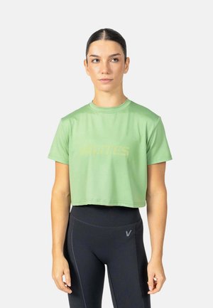 Velites sport, CROP HOLO T-SHIRT PERFECT FIT CROSS TRAINING VELITES - Camiseta estampada - north moss