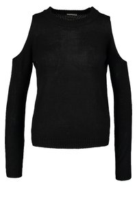 Noisy May Strickpullover - black