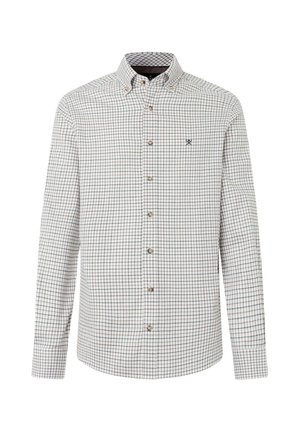Hackett London, HACKETT LONDON SHIRT FLANNEL CHECK - Camisa - hunter green