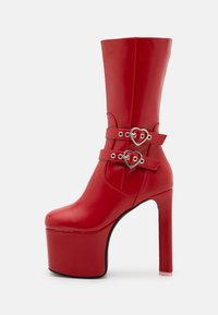 Selected, red