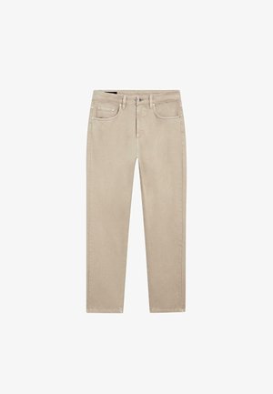 Massimo Dutti, Džíny Relaxed Fit - sand