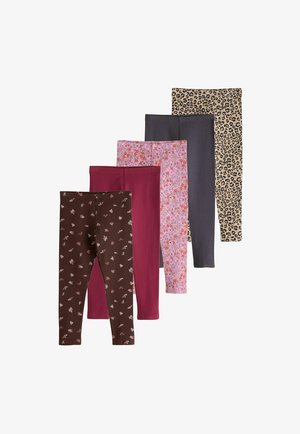 Next, REGULAR FIT - LEGGINGS 5 PACK . - Leggings - Hosen - multi animal