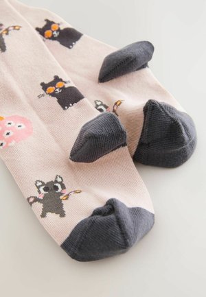 Next HALLOWEEN CHARACTER  - Zeķbikses - light pink and charcoal grey