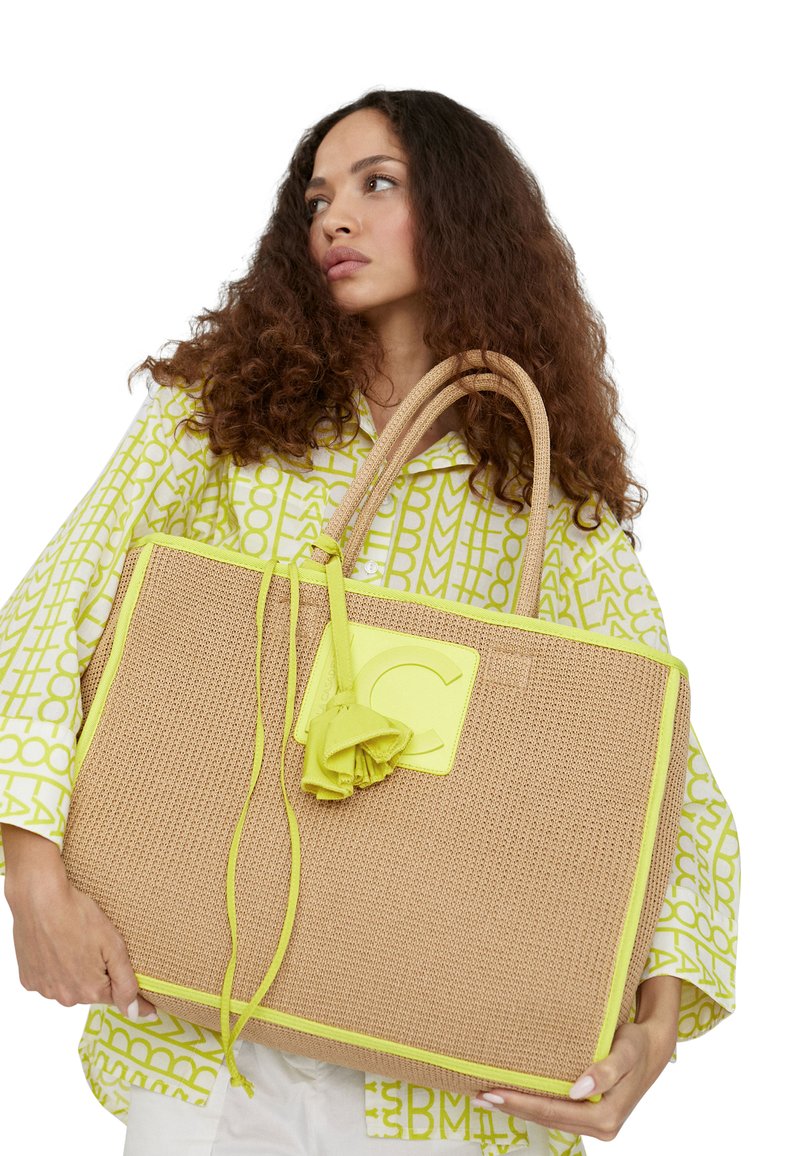 LOLA CASADEMUNT Bolso shopping - light green