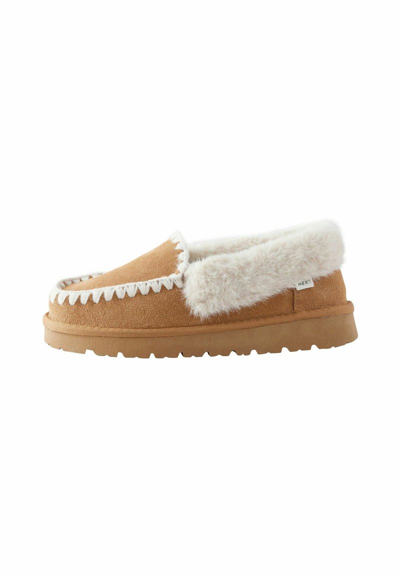 Next Šlepetės - tan brown