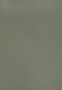 Olivinės žalios spalvos tekstūruotas audinys, turintis lygų paviršių ir tankų audimą. Nėra matomų raštų ar papildomų detalių.