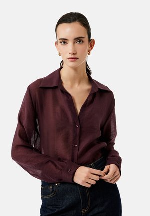 Koton CLASSIC COLLAR - Overhemdblouse - purple