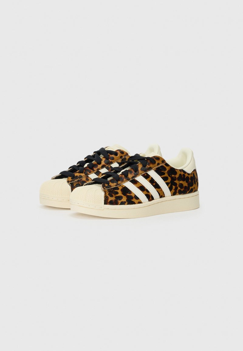 adidas Originals SUPERSTAR II - Trainers - golden-coloured beige/cream  white/gold-coloured/beige - Zalando.co.uk